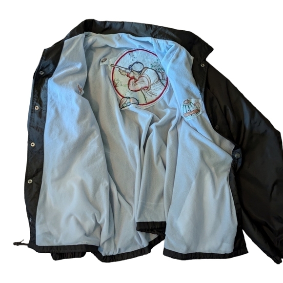Trap Shooting gorpcore embroidered putty gray windbreaker jacket 2XL - Picture 3 of 9